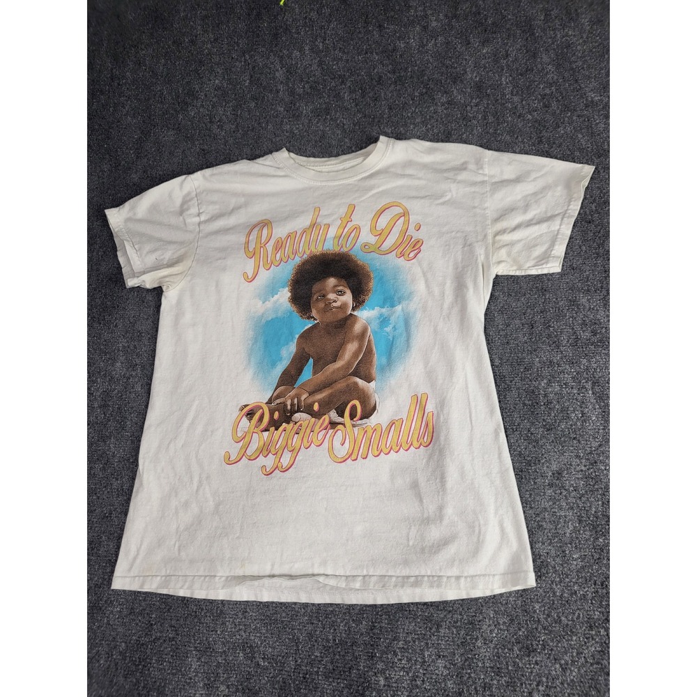 The Notorious‎ B.I.G. Ready to Die Graphic Print Short Sleeve T-Shirt Men Sz M